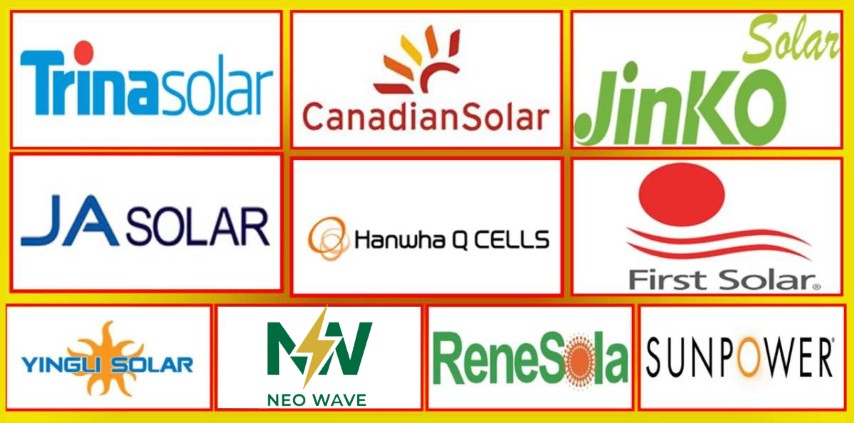 Solar brand logos